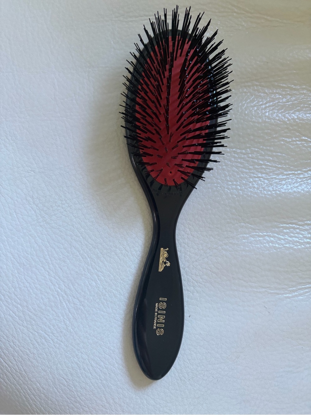 Vintage Isinis Brush made in France Cushion Hair Brush - Gentle Detangling